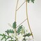 8 feet Gold Metal Floral Display Frame Curved BACKDROP STAND Wedding Arch Party